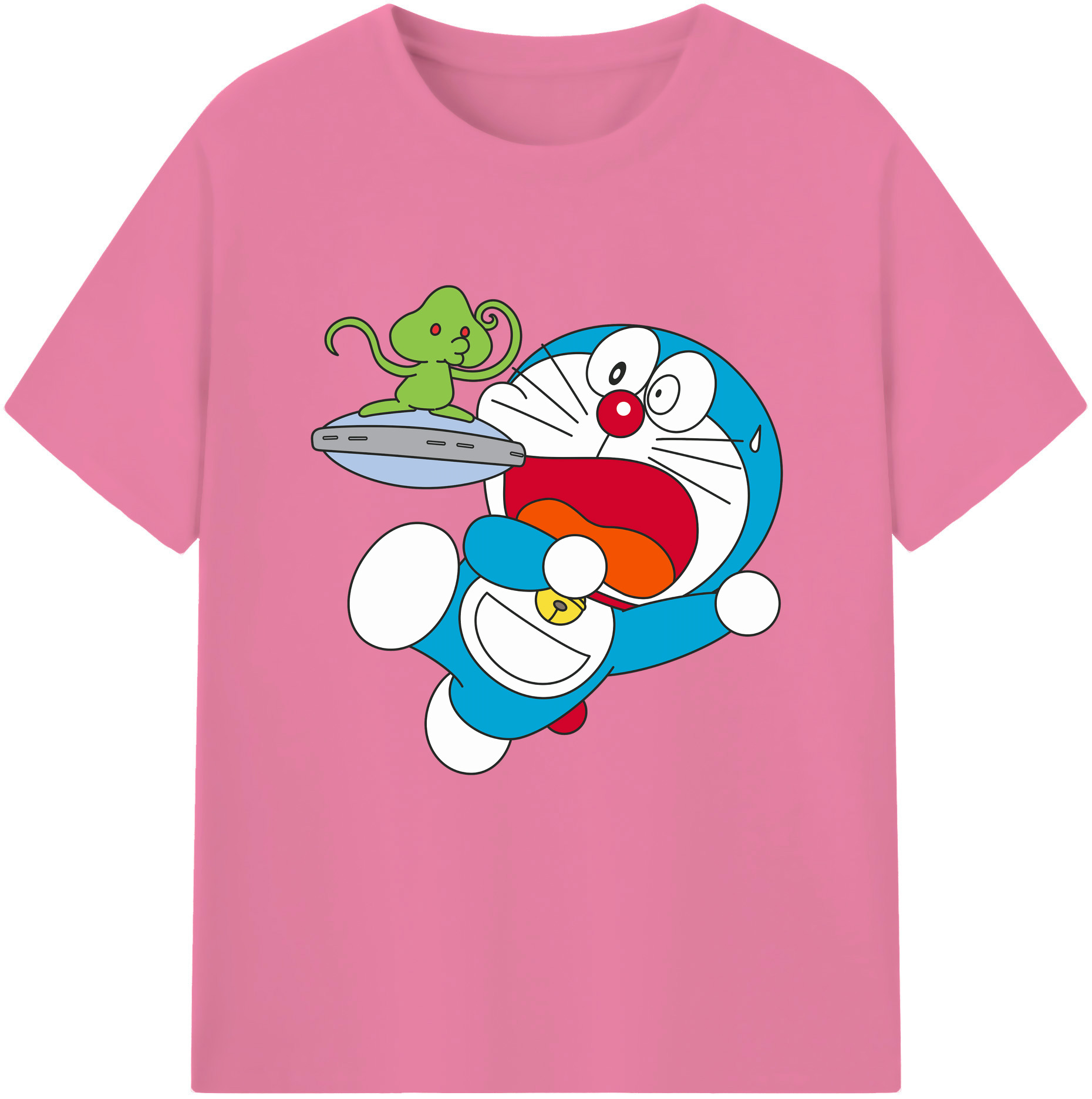（画像用） ドラえもん Doraemon 綿100％半袖Tシャツ（フロントプリント）